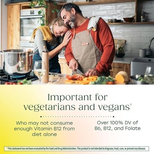 MegaFood Suplemento Vegano de Vitamina B12 con B6 y Ácido Fólico para Hombres y Mujeres - 30 Mini Tabletas para Energía Celular y Salud Cardiovascular - imagen 4