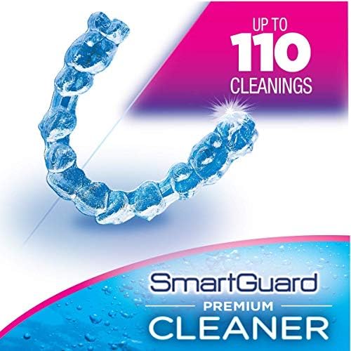 Cristales Limpiadores Premium SmartGuard – (110 Limpiezas) – Elimina Manchas, Placa y Mal Olor de Dentaduras, Frenos Transparentes, Protectores - imagen 7