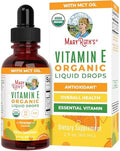 MaryRuth Organics Gotas Líquidas de Vitamina E USDA 2 Meses | Salud Ósea y Articular | Salud Cognitiva para Adultos y Niños | Sin Azúcar, Vegano, No - imagen 1