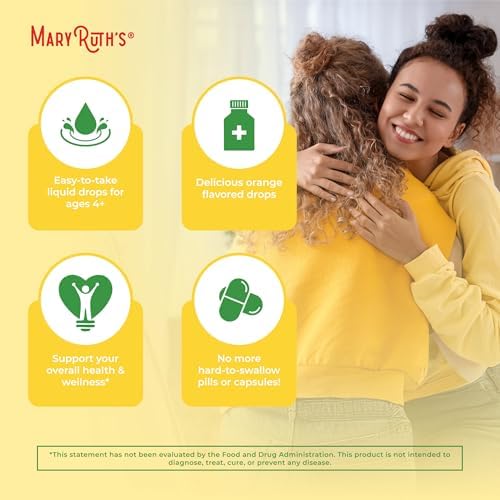 MaryRuth Organics Gotas Líquidas de Vitamina E USDA 2 Meses | Salud Ósea y Articular | Salud Cognitiva para Adultos y Niños | Sin Azúcar, Vegano, No - imagen 6