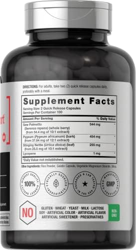 Suplemento para Próstata Horbaach para Hombres | 200 Cápsulas | Complejo Avanzado con Saw Palmetto, Pygeum y Ortiga | Sin OGM y Libre de Gluten - imagen 2