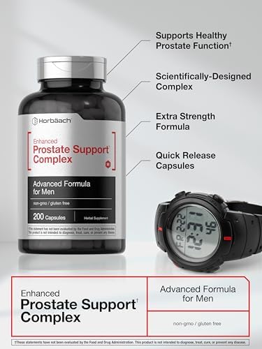 Suplemento para Próstata Horbaach para Hombres | 200 Cápsulas | Complejo Avanzado con Saw Palmetto, Pygeum y Ortiga | Sin OGM y Libre de Gluten - imagen 4