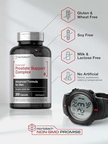 Suplemento para Próstata Horbaach para Hombres | 200 Cápsulas | Complejo Avanzado con Saw Palmetto, Pygeum y Ortiga | Sin OGM y Libre de Gluten - imagen 5