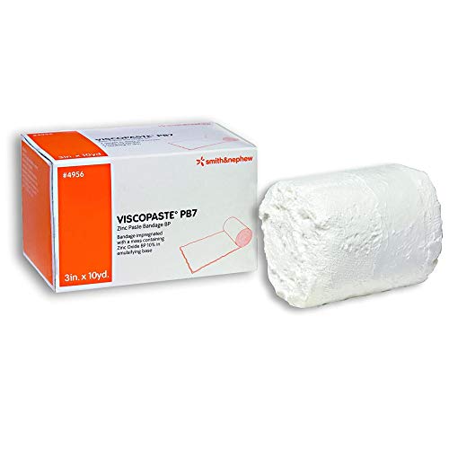 Venda de Vendaje Impregnado con Zinc Smith & Nephew Viscopaste PB7 3 x 10 Yd Roll Tejido Abierto 4956 1 EA - imagen 1