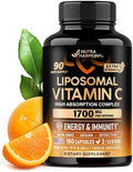 Vitamina C Liposomal 1700 mg - Complejo Soluble en Grasas de Alta Absorción - Antioxidante, Energía y Soporte Inmunológico - Suplemento de Vitamina C - imagen 1