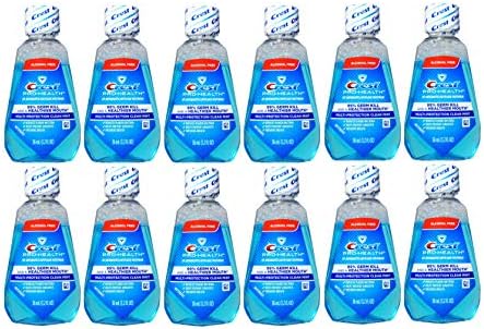 Enjuague Bucal Crest Pro-Health Clean Mint Multi-Protección, Tamaño de Viaje 1.2 oz (36 ml) - Paquete de 12 - imagen 1