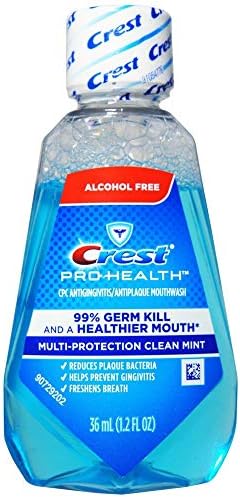Enjuague Bucal Crest Pro-Health Clean Mint Multi-Protección, Tamaño de Viaje 1.2 oz (36 ml) - Paquete de 12 - imagen 2