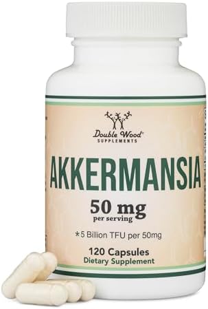 Probiótico y Postbiótico Akkermansia (Aumenta la Producción de GLP-1) 120 Cápsulas, 50mg por Porción, 5 Mil Millones de TFU por Porción, 50 Mil - imagen 1