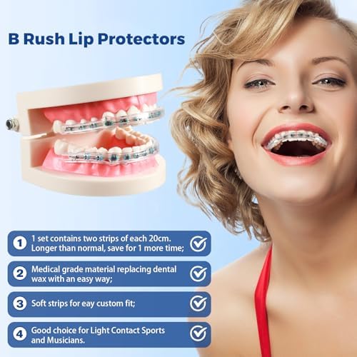 Funda B Rush® Comfort para Brackets - Bumper Labial Ortodóntico, Protector Bucal para Brackets, Alternativa a Cera - Protector Labial Dental - imagen 6