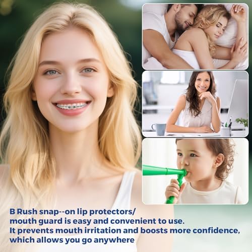 Funda B Rush® Comfort para Brackets - Bumper Labial Ortodóntico, Protector Bucal para Brackets, Alternativa a Cera - Protector Labial Dental - imagen 7