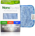 Limpiador de Acero Inoxidable Nano Towels | Paño Reutilizable Sin Químicos | Seguro para Niños y Mascotas | Azul 7x16 (1 unidad) - imagen 1
