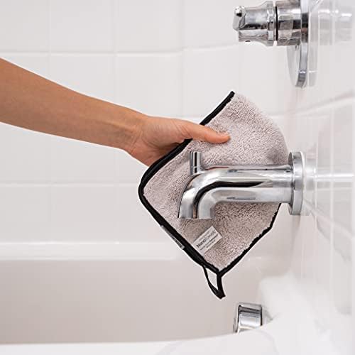 Limpiador de Acero Inoxidable Nano Towels | Paño Reutilizable Sin Químicos | Seguro para Niños y Mascotas | Azul 7x16 (1 unidad) - imagen 5