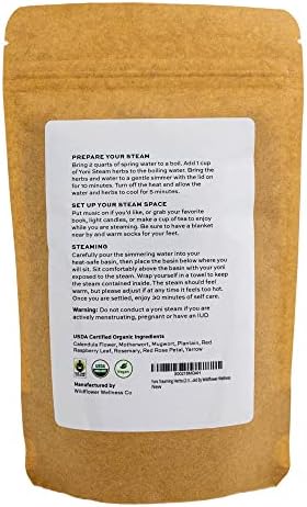 Terapia de Vapor Yoni | Paquete de 2oz - 3 Vaporizaciones | Fórmula Suave para Bienestar Femenino y Fertilidad | Hierbas para Vapor Vaginal - imagen 2