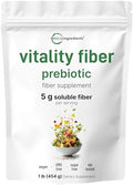 Micro Ingredients Polvo de Fibra Prebiótica Vitality, 1lb | Mezcla Fácil para la Salud Digestiva y del Intestino | Suplemento de Fibra Soluble para - imagen 1