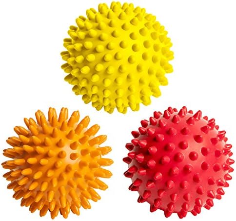 Pelotas de Masaje Espinosas OCTOROX para Pies, Espalda, Manos y Músculos - Rodillos Masajeadores Firmes, Medios y Suaves de 3 Pulgadas para Fascitis - imagen 1