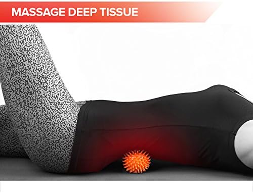 Pelotas de Masaje Espinosas OCTOROX para Pies, Espalda, Manos y Músculos - Rodillos Masajeadores Firmes, Medios y Suaves de 3 Pulgadas para Fascitis - imagen 4