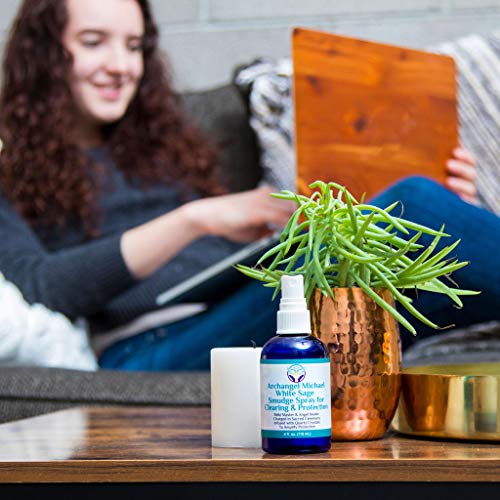 Spray de Salvia Blanca Heal the Masses: Spray para Limpiar y Proteger - Spray de Smudging Sin Humo Infundido con Cristales de Cuarzo - Mist para - imagen 8