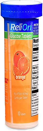 Tabletas de Glucosa Relion: Naranja, Tropical y Sabor Fruta Punch, Total 30 Tabletas - imagen 3