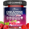 Gomitas de Creatina Monohidratada 5000mg para Hombres y Mujeres, Orgánicas, Sin Azúcar, Veganas, Sabor Frambuesa, 120 Unidades - imagen 1