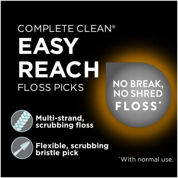 DenTek Hilo Dental Completo Easy Reach, Con recubrimiento de flúor avanzado, Sabor a enjuague bucal, 75 piezas (Paquete de 6) - imagen 3