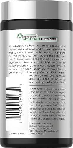 Cápsulas de Rhodiola Rosea Horbäach | 180 piezas | Suplemento libre de OGM y gluten - imagen 3