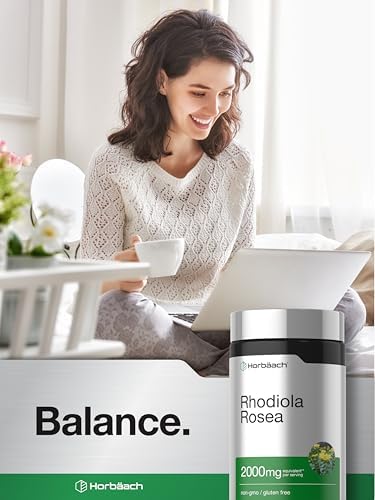 Cápsulas de Rhodiola Rosea Horbäach | 180 piezas | Suplemento libre de OGM y gluten - imagen 6