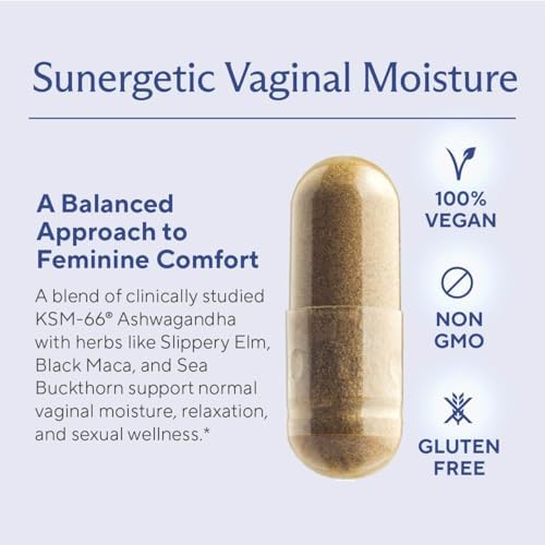 Cápsulas Premium para el Soporte de Humedad Vaginal - Bienestar Femenino, Función Sexual, Relajación y Seca Vaginal - 60 Cápsulas con KSM 66 - imagen 3