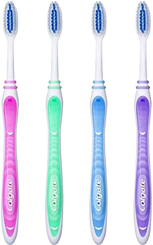 Cepillo de Dientes Colgate Wave Gum Comfort, Cabezal Compacto Ultra Suave, Colores Variados, Paquete de 4 - imagen 2