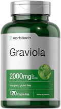 Cápsulas de Graviola Horbäach | 120 Piezas | Soursop (Annona Muricata) | Sin OGM y Sin Gluten - imagen 1