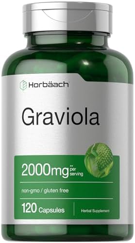 Cápsulas de Graviola Horbäach | 120 Piezas | Soursop (Annona Muricata) | Sin OGM y Sin Gluten - imagen 1