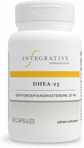 Integrative Therapeutics DHEA-25 - Suplemento de Apoyo para Hombres y Mujeres - Vegano, Sin Gluten y Sin Lácteos - 60 Cápsulas (60 Porciones) - imagen 1