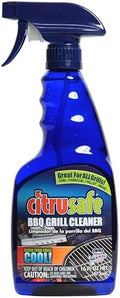 Limpiador en Spray Citrusafe para Parrilla BBQ 16 OZ – Limpiador Pesado Seguro para Comida Quemada y Grasa – Desengrasa y Limpia Rejillas, Parrillas, - imagen 1