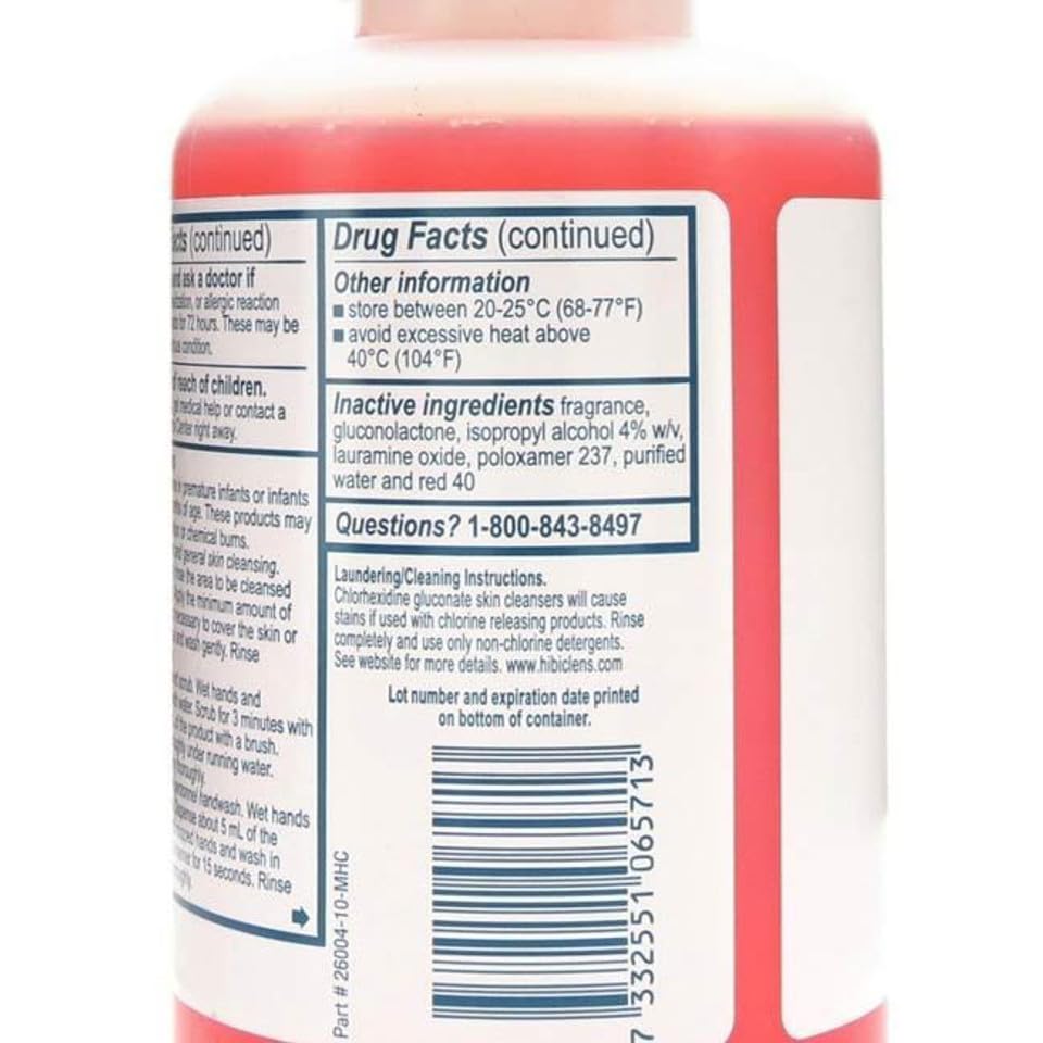 Molnlycke Health Care Hibiclens Liquid Antiseptic 16 Oz Includes Hand Pump - imagen 4