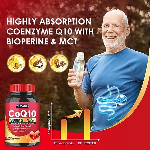 Quinovit CoQ10 300mg con PQQ y Shilajit - Potente antioxidante para la salud del corazón y cerebro - Alta absorción con Bioperine - 120 cápsulas - imagen 4