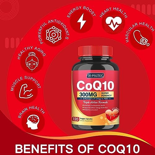 Quinovit CoQ10 300mg con PQQ y Shilajit - Potente antioxidante para la salud del corazón y cerebro - Alta absorción con Bioperine - 120 cápsulas - imagen 5