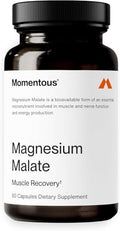 Momentous Magnesio Malato - Certificado NSF para Deporte - Suministro de 30 Días - 60 Cápsulas - imagen 1