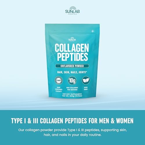 Póder de Péptidos de Colágeno Hidrolizado de Bovino (Sin Sabor) Tipo I & III - Suplemento para Cabello, Piel, Uñas y Articulaciones - 30 Porciones - imagen 3