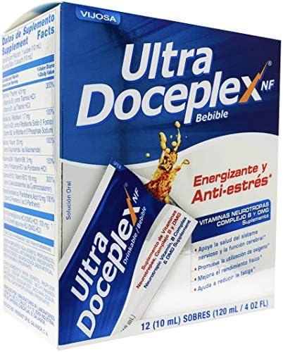 VIJOSA Ultra Doceplex Energy - Potente Complejo B en 12 Pouches Líquidos - imagen 1