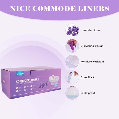 Forros para Comoda Elzrghs con Almohadillas Absorbentes, 50 Forros Aromatizados Lavanda y 50 Almohadillas, Color Blanco - imagen 4