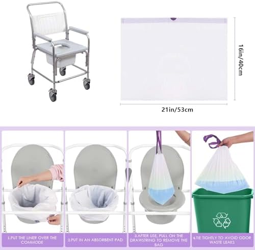 Forros para Comoda Elzrghs con Almohadillas Absorbentes, 50 Forros Aromatizados Lavanda y 50 Almohadillas, Color Blanco - imagen 5