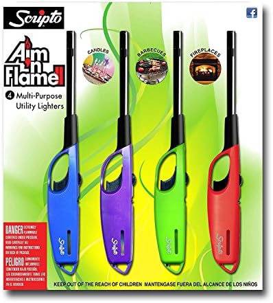 Encendedores Multiusos Scripto AIM 'N Flame, Paquete de 4 - imagen 1
