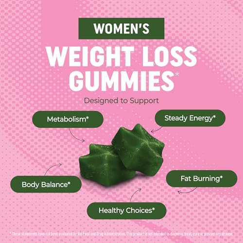 Gomitas Quema Grasas para Mujeres | Pérdida de Peso con Té Verde, Granos de Café Verde, Garcinia Cambogia y Cetonas | 60 Unidades - imagen 2