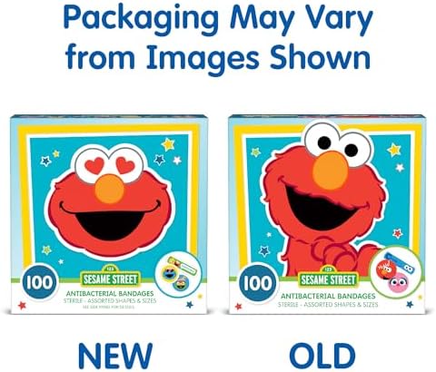 Curitas de Sesame Street para Niños, 100 Piezas | Perfectas para Cumpleaños, Fiestas, Regalos, o como Relleno de Calcetas | Curitas Adhesivas para - imagen 2