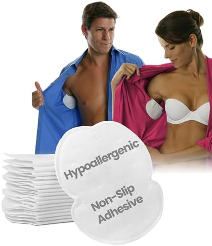 Protectores desechables para sudor en axilas para hombres y mujeres – Almohadillas para combatir el sudor y recuperar tu confianza, diseñadas para - imagen 1