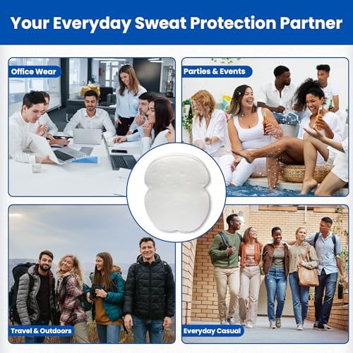 Protectores desechables para sudor en axilas para hombres y mujeres – Almohadillas para combatir el sudor y recuperar tu confianza, diseñadas para - imagen 6