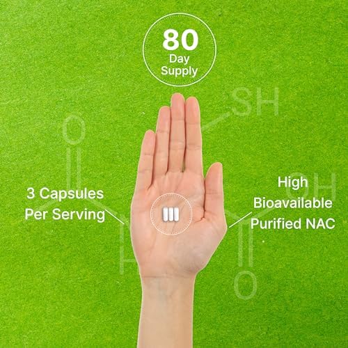 Suplemento NAC DEAL (N-Acetil Cisteína) 1,000mg por porción con Glutatión Reducido, 240 Cápsulas – Soporte Antioxidante para Salud Inmunológica, - imagen 4