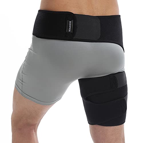 Faja Ajustable Bodyprox para Alivio de Dolor en Cadera, ingle, Isquiotibiales, Muslo y Nervio Ciático - imagen 1