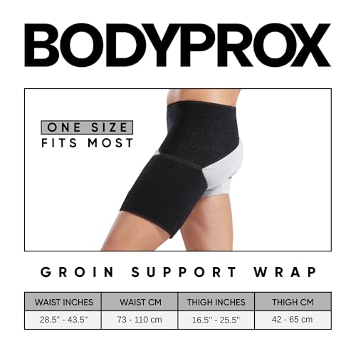 Faja Ajustable Bodyprox para Alivio de Dolor en Cadera, ingle, Isquiotibiales, Muslo y Nervio Ciático - imagen 2