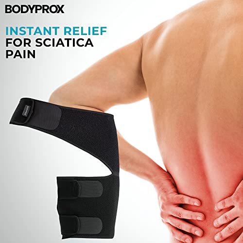 Faja Ajustable Bodyprox para Alivio de Dolor en Cadera, ingle, Isquiotibiales, Muslo y Nervio Ciático - imagen 4