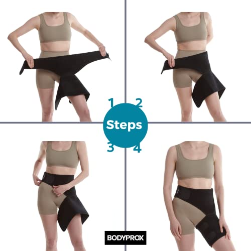 Faja Ajustable Bodyprox para Alivio de Dolor en Cadera, ingle, Isquiotibiales, Muslo y Nervio Ciático - imagen 5